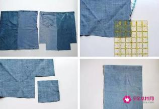 旧牛仔裤废物改造