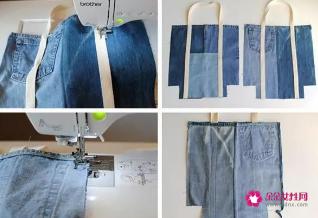 旧牛仔裤废物改造