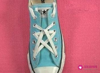 运动鞋鞋带的24种系法图解