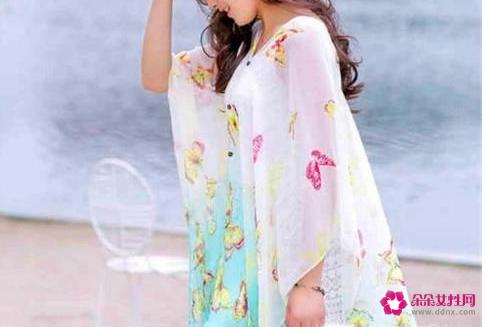 纱巾防晒的各种围法图解