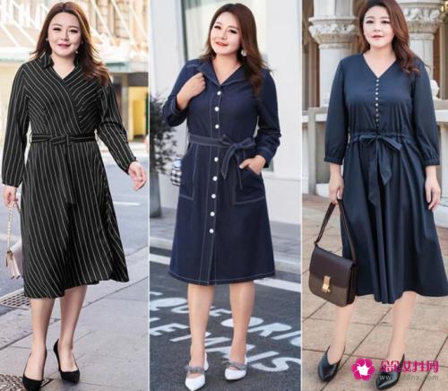 150斤胖女孩穿衣搭配图