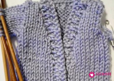 女士开襟毛衣编织花样