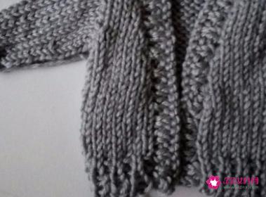 女士开襟毛衣编织花样