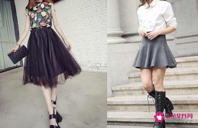 秋冬蓬蓬裙怎么搭配