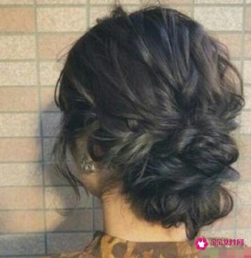 自己盘头发的方法图解