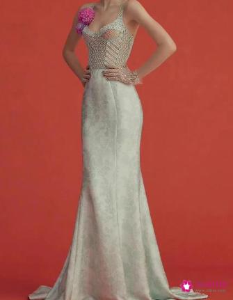 奢华晚礼服模特走秀