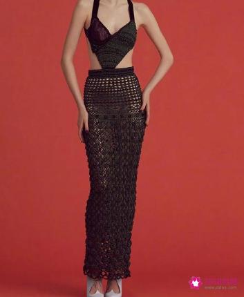 奢华晚礼服模特走秀