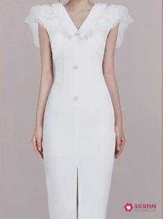 奢华晚礼服模特走秀