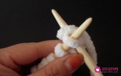 粗线围巾的各种织法