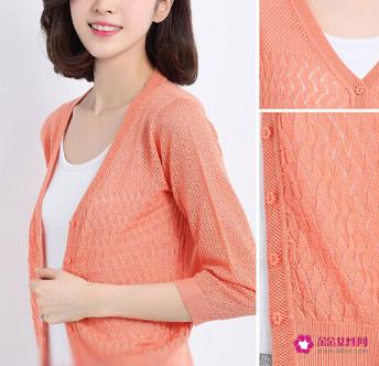 初秋季节镂空针织衫让你不美都不行