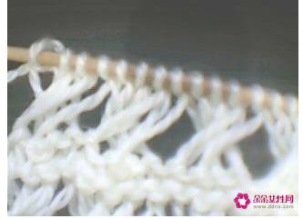 情人扣围巾编织教程