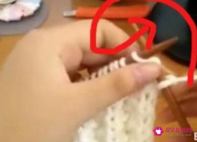 情人扣围巾编织教程