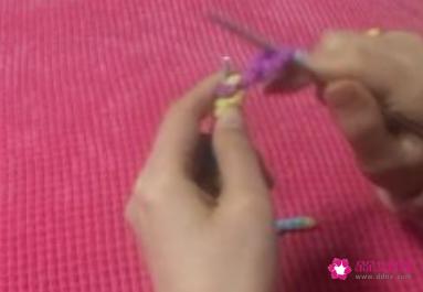 情人扣围巾编织教程