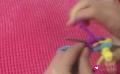 情人扣围巾编织教程
