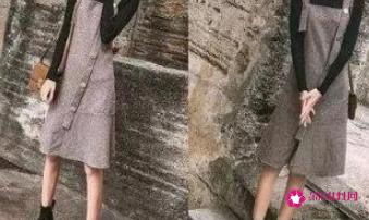小香风背心裙怎么搭配内搭