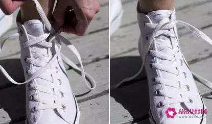 系鞋带的简单方法步骤