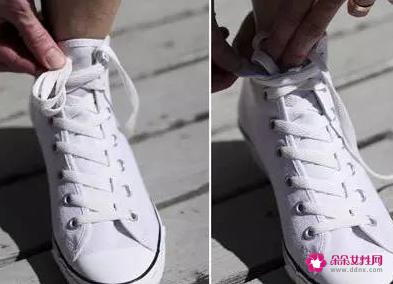 系鞋带的简单方法步骤