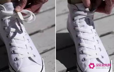 系鞋带的简单方法步骤