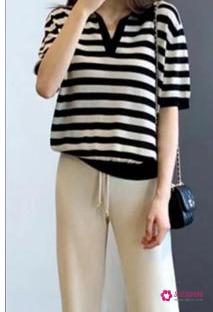 常见阔腿裤搭配