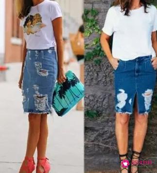 牛仔短裙怎么搭配好看