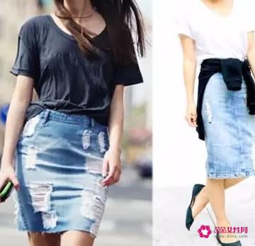 牛仔短裙怎么搭配好看