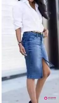 牛仔短裙怎么搭配好看