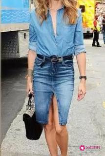 牛仔短裙怎么搭配好看