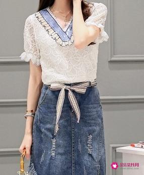 牛仔短裙怎么搭配好看