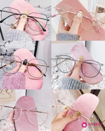 女孩戴什么颜色的眼镜框好看