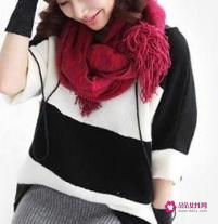 简单围巾花样图解