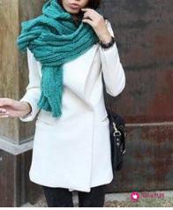 简单围巾花样图解