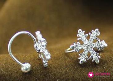 流行的耳环款式图片