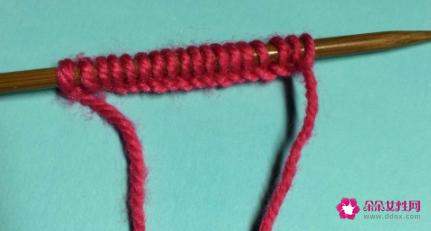 毛线围巾的编织图案