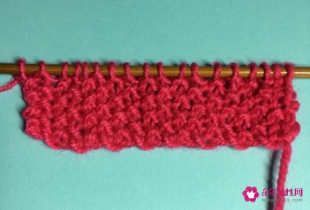 毛线围巾的编织图案