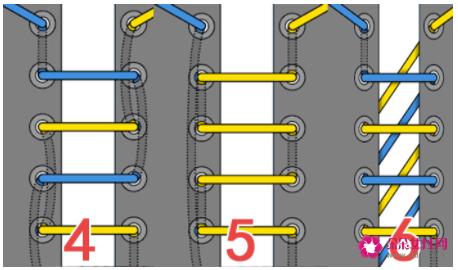 运动鞋鞋带的24种系法