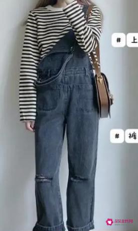 吊带裤怎么搭配图片