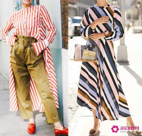 条纹元素服装穿搭