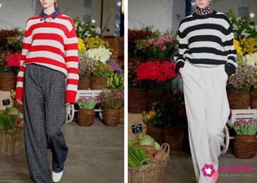 条纹元素服装穿搭