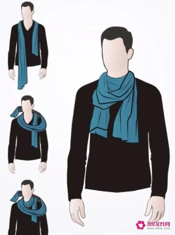 怎么戴围巾好看简单
