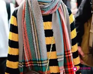 羊绒长款围巾的各种围法