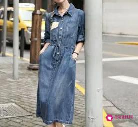 基本款牛仔衬衫打造欧美帅气范