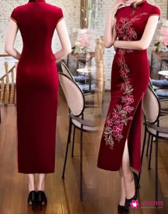 红色旗袍配什么鞋子好看