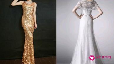 长款晚礼服优雅搭配