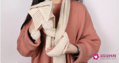 披肩围巾的多种围法