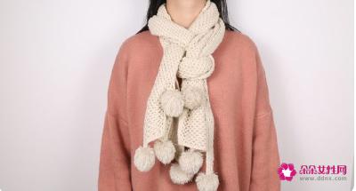 披肩围巾的多种围法