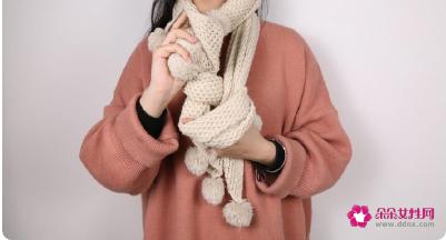 披肩围巾的多种围法
