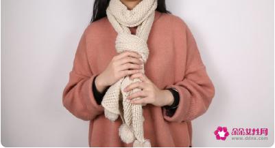 披肩围巾的多种围法