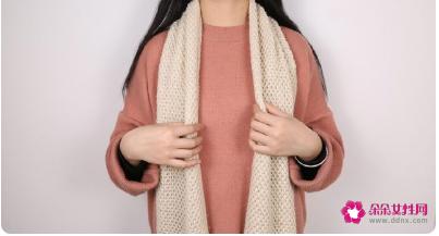 披肩围巾的多种围法