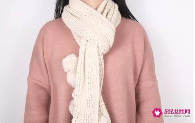 披肩围巾的多种围法