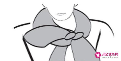 披肩围巾的多种围法